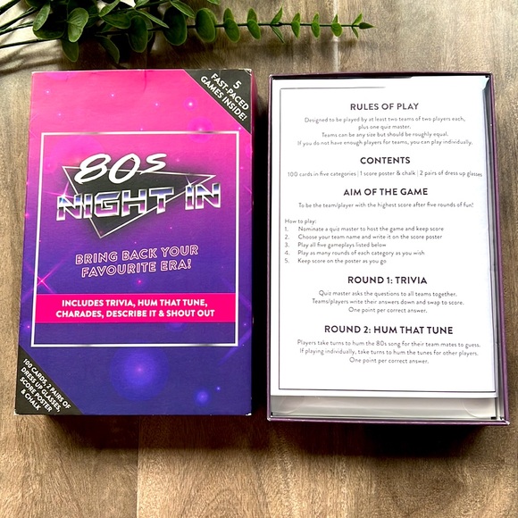 GAME - 80s Night In - NEW in box 🎁 - Picture 4 of 6